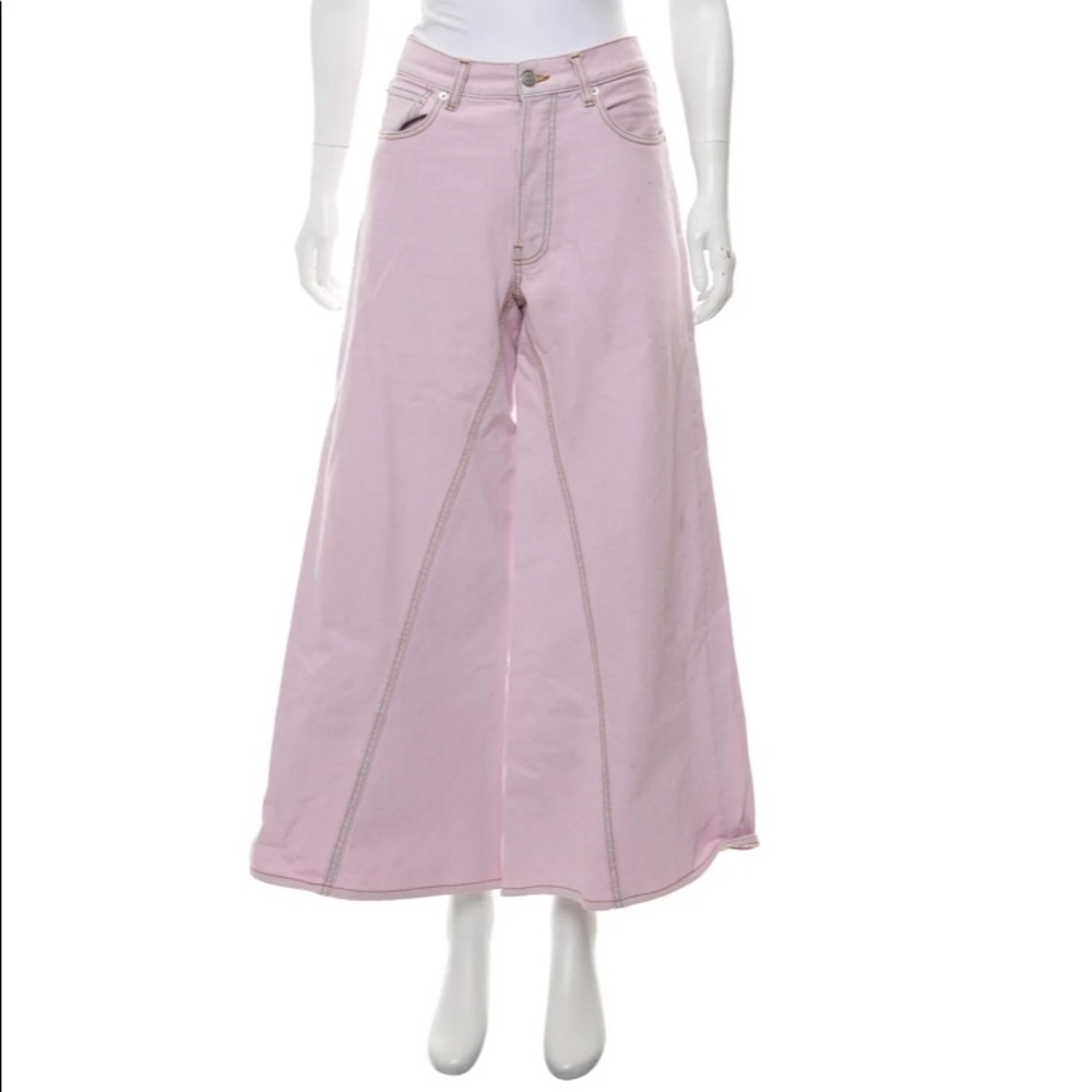 Ganni wide leg jeans